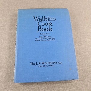 Watkins Cook Book by Elaine Allen ~ 1948 Vintage Hardcover Spiral Bound Cookbook - Foto 1 di 10