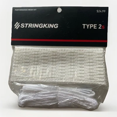 New! StringKing Type 2s Semi-Soft Lacrosse Mesh Kit with Mesh and Strings - Image 1 of 2