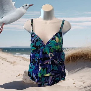Camiseta Tankini Beach Diva Talla 6 Capas, Multicolor Floral. NS-13 - Imagen 1 de 7
