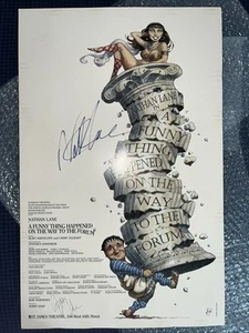 A Funny Thing Happened on the Way to the Forum 14x22 Window Card SIGNED - Picture 1 of 8