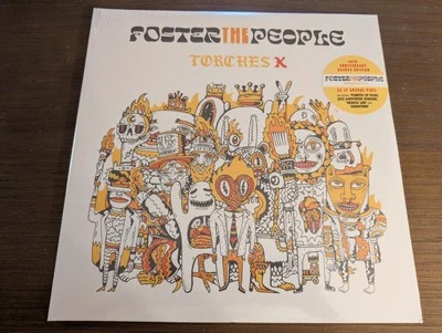 Foster The People Torches X Orange 2 LP Vinyl Record Album New Sealed Misprint - Image 1 of 2