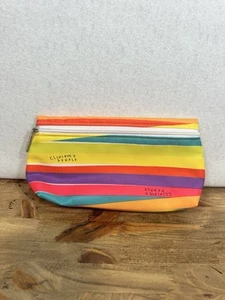 Clinique X Donald cosmetic Travel Bag Stripes - Picture 1 of 4
