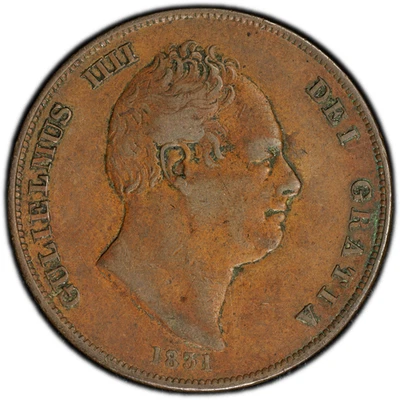 1831 Great Britain - William IV - Penny - No Initals - PCGS XF 40 - Image 1 of 4