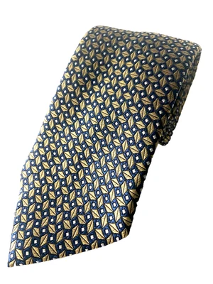 Corbata Ermenegildo Zegna diseño jacquard seda hecha en Italia 58,5 x 3,5 Foto 1 de 4