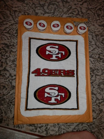 San Francisco 49ers Growing "Magic" Towel 100% Cotton you get 5, NFL 49ers Towel Cover