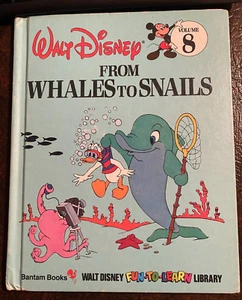 Disney Fun To Learn Library - Book 8 - From Whales to Snails - HB - Foto 1 di 2