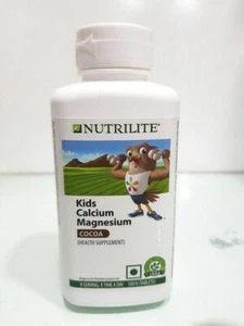 Amway Nutrilite Kids Calcium Magnesium Cocoa For Healthy Bones & Teeth 100 pcs - Picture 1 of 2