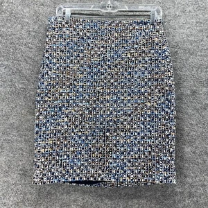 Talbots Skirt Women 4P Petite Gray A-Line Midi Zipper Lined Wool Mid Rise Casual - Picture 1 of 9