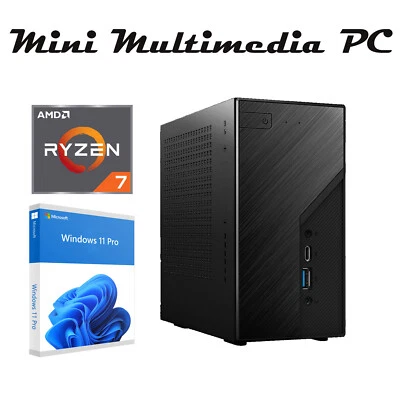 ASROCK X300 Mini PC Ryzen7 5700G 8-Kern 4,6GHz - 16GB - 1TB SSD - Windows 11 - Bild 1 von 4