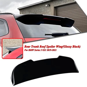 Rear Trunk Spoiler Splitter Roof Wing For BMW 3 Series G21 2019-2023 2022 Black - Picture 1 of 11