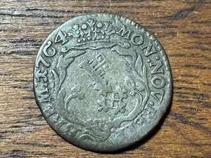 T2: Deutsches Land Bremen 1 Groten 1764 RDDB Silber - Bild 1 von 4