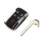 Replacement Smart Car Key Fob Shell Case Cover + Blade For Jaguar (5 Button)