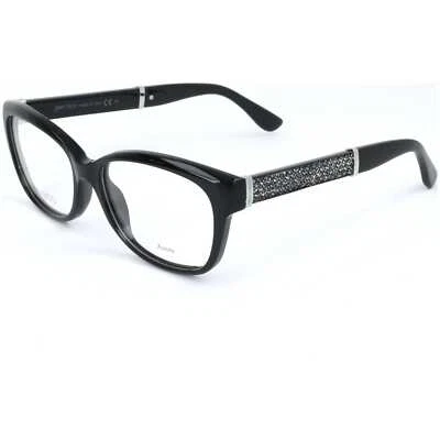 Jimmy Choo Women's 53mm Black Glitter  Opticals JC178-FA3-53 - Image 1 of 3