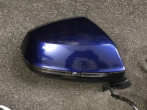 2019 Audi Q5 Powerfold Mirror Driver Right Side Blue - Picture 1 of 8