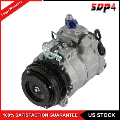 AC Compressor with Clutch For BMW 550i 650i xDrive Gran Coupe 750Li xDrive - Image 1 of 4