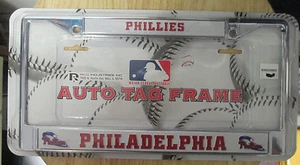 MLB Philadelphia Phillies Metal License Plate Auto Tag Frame - Picture 1 of 1