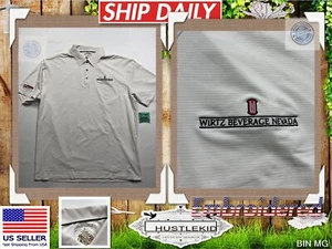 Polo Oficial WIRTZ BEVERAGE Nevada Blackhawks Cerveza/Vino Hombres Golf XL Trabajo - Imagen 1 de 12