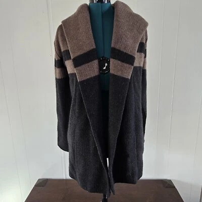 Suéter con Capucha Vince Frente Abierto Para Mujer ~XS~ Lana~Yak~Alpaca~Cachemira~Bolsillos Foto 1 de 4