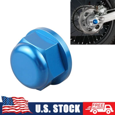 CNC Rear Wheel Axle Nut Bolt Cap For Husqvarna 125-501 TE/FE TC85 2014-2022 - Image 1 of 4