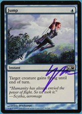 Jump Magic 2010 / M10 NM Blue Common Artist Signed MTG CARD (ID# s1880) ABUGames