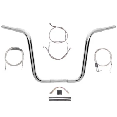1 1 1/4 дюйма хромированный дикий 1 14 дюймов комплект подвески для обезьян 1996-2006 Harley Road Glide King - Изображение 1 из 2