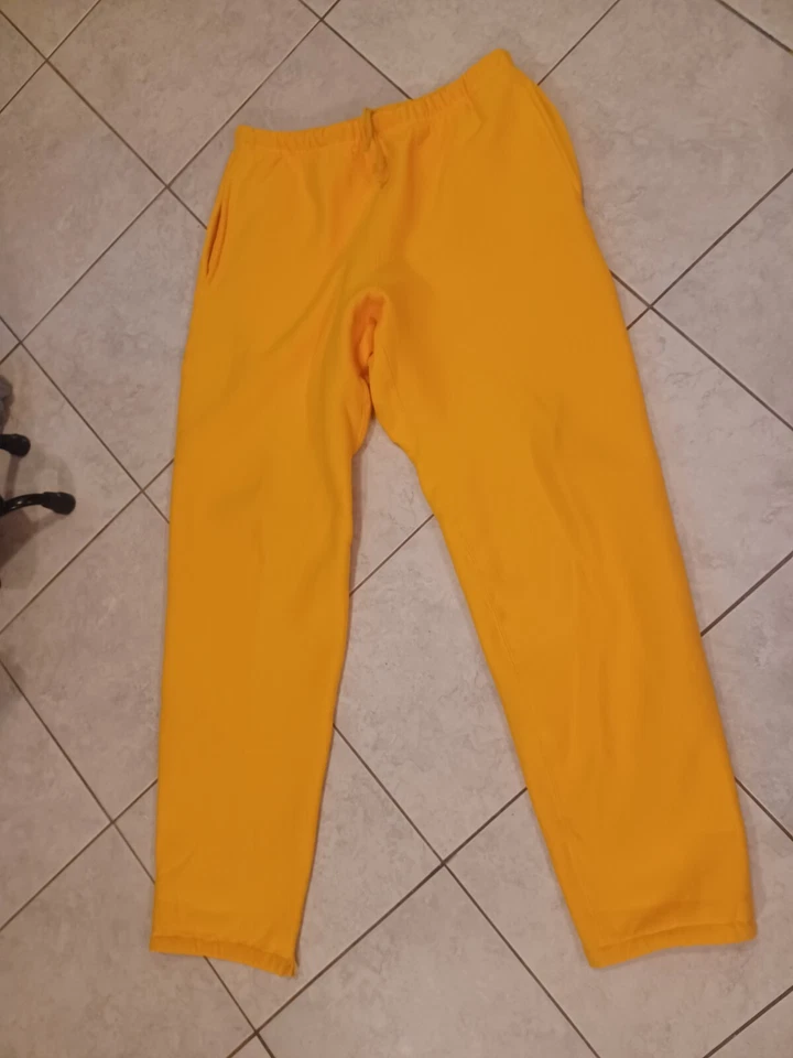 Винтажные тренировочные штаны Camber 233 Cross-Knit Heavyweight Gold Sz.xl сделано в США - Изображение 1 из 4