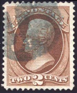 US 135A 2c 1870 Andrew Jackson I grill PF grade 90 - Picture 1 of 3