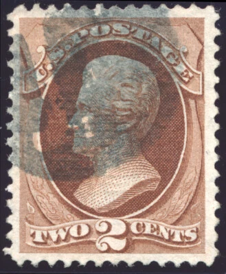 US 135A 2c 1870 Andrew Jackson I grill PF grade 90  - Image 1 of 3