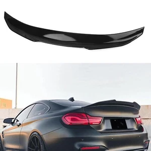 Rear Trunk Spoiler Wing Lip For BMW F30 M3 3 Series PSM Glossy Black 1PC - Picture 1 of 9