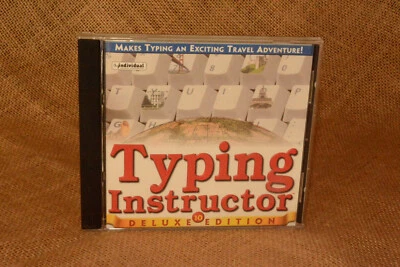 Vintage 1995 1997 Typing Instructor Deluxe Edition Software CD Individual Inc A+ - Image 1 of 4
