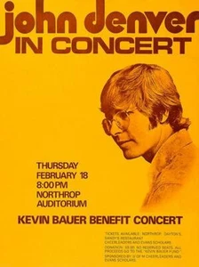 John Denver In - 1971 - Northrop Auditorium - Magnet - Picture 1 of 2