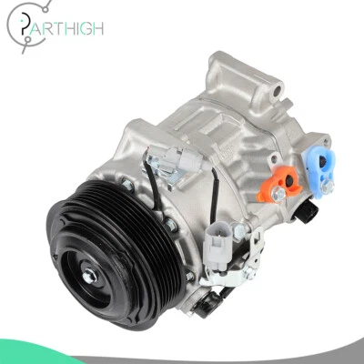 Compresor de aire acondicionado con embrague para Toyota Highlander 14-16 Lexus RX350 IS200t GS300 Foto 1 de 4