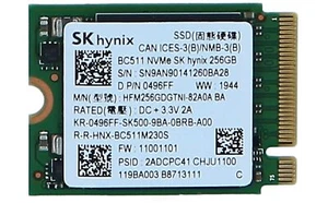 Dell - 0496FF - 256GB PCIE M.2 NVME SSD - Solid State Disk - NVMe - Bild 1 von 3