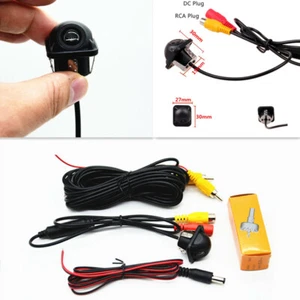 Waterproof 170° Wide-angle Car Side View CCD Camera Front Rear Backup Parking - Picture 1 of 10