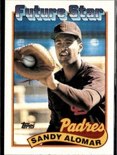 1989  Topps  #648b Sandy Alomar RC, Future Stars