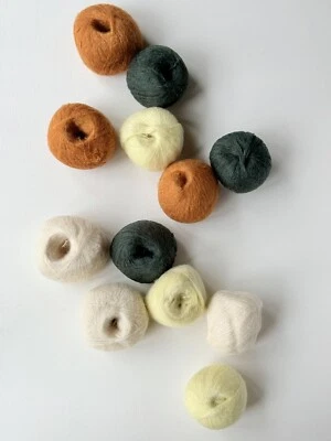 Lote de 150 g (3 x 50 g ±) bolas de hilo de mezcla de lana acrílica-tejer ganchillo sin etiquetar Foto 1 de 2