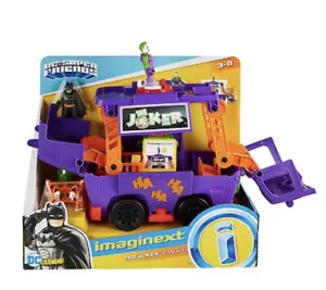 Fisher-Price Batman Imaginext DC Super Friends The Joker Van HQ Playset - Picture 1 of 3