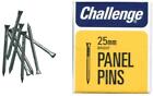 PANEL PINS BRIGHT, 25MM (50G), EXTERNAL LENGTH 25MM, NAIL MATERIAL FOR CHALLENGE