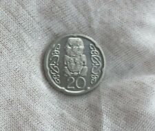 2006 New Zealand 20 cents Coin, Maori carving Circulated