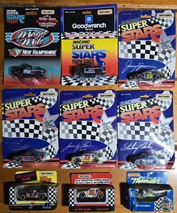 9 MATCHBOX RACING SUPER STARS NASCAR WINSTON CUP RACE CAR 1/64 DIECAST CARS - Picture 1 of 4