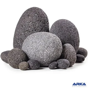 (4,40€/kg) ARKA myScape Rocks Lava Pebbles Mix, 10kg Stein Aquascape Hardscape - Bild 1 von 1
