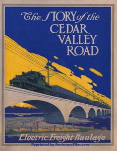 " The Story of the Cedar Valley Road " WESTINGHOUSE ELECTRIC RAILROAD BOOK - Picture 1 of 11