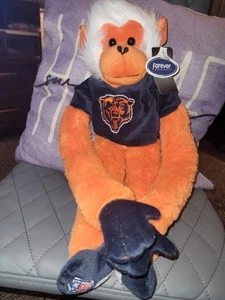 Chicago Bears Stofftier Affe FOCO orange schwarz neu mit Etikett 20 Zoll NFL Football - Bild 1 von 6