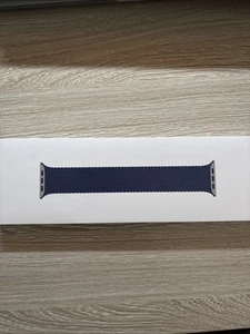 Genuine Apple Watch Band Braided Solo Loop 42mm series 6 Atlantic Blue Size 6 - Zdjęcie 1 z 3