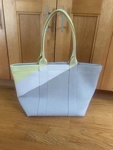 Rothy's Gray, white, light yellow Lightweight Washable Tote Bag - Picture 1 of 13