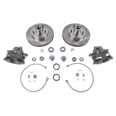 Deluxe Front Disc Brake Kit 5 Lug 12" D/S Rotor for Chevrolet C10 GMC 1973-1987 - Image 1 of 4
