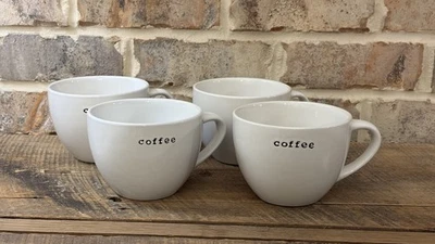 Juego de 4 tazas de café de 16 onzas de gran tamaño con caja y barril excelente estado Foto 1 de 4