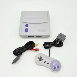 Super Nintendo Console SNES Jr. SNS-101 + Auth Controller (UNTESTED) No PWR CBL - Picture 1 of 3