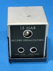 AMPEX AG-350 RECORDER PREAMPLIFIER PLUG-IN 15 NAB RECORD EQUALIZATION EQ MODULE - Picture 1 of 7
