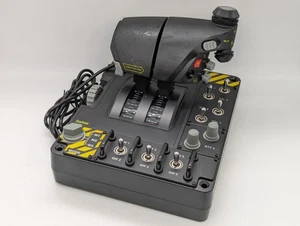 THROTTLE ONLY Saitek Pro Flight X55 Rhino HOTAS joystick controller DIRTY/READ - Picture 1 of 20